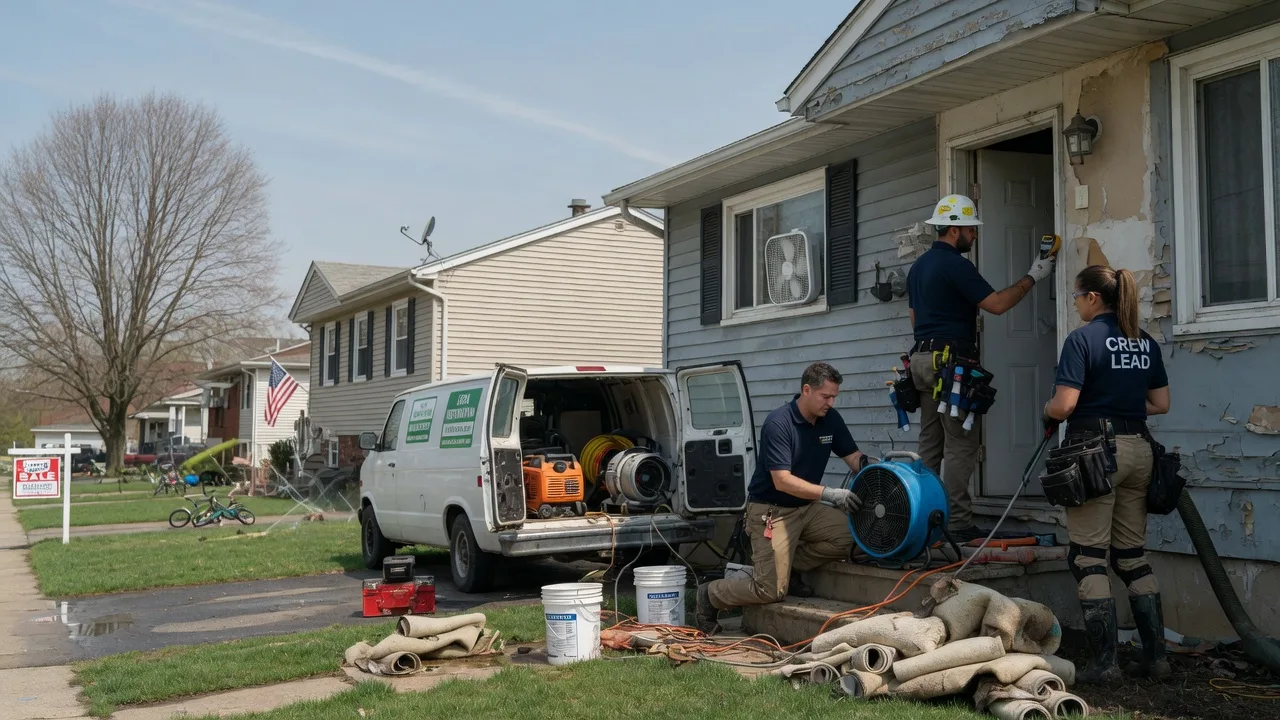 Flood Cleanup in Crum Lynne, PA near me